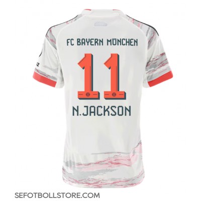 Bayern Munich Nicolas Jackson #11 Replika Bortatröja Dam 2025-26 Kortärmad Bayern Munich Nicolas Jackson #11 Replika Bortatröja Dam 2025-26 Kortärmad